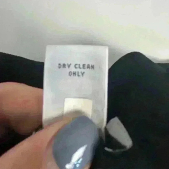 Ann Taylor Loft Women's Wool Pencil Skirt Black Red Embroidered Hem 14 - Picture 7 of 9